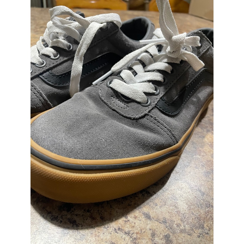 Vans Old Skool Ward Low Top Gray Suede Gum Sole Skate Shoes Mens7.5 - Picture 9 of 10